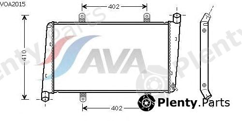  AVA QUALITY COOLING part VOA2015 Radiator, engine cooling