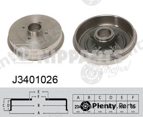  NIPPARTS part J3401026 Brake Drum