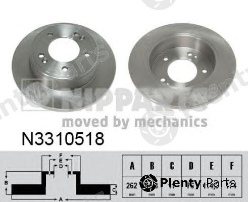  NIPPARTS part N3310518 Brake Disc