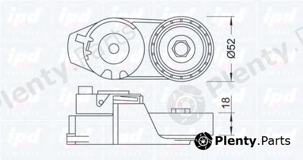  IPD part 15-3269 (153269) Belt Tensioner, v-ribbed belt