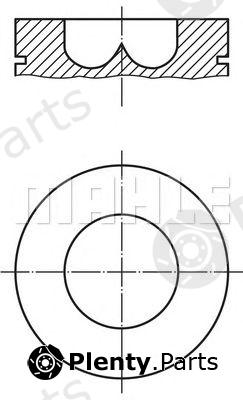  MAHLE ORIGINAL part 0080500 Piston