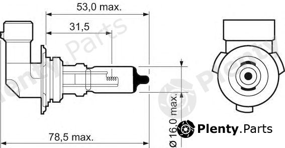  VALEO part 032015 Bulb, fog light