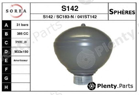  EAI part S142 Suspension Sphere, pneumatic suspension