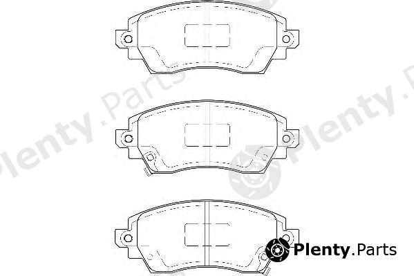  WAGNER part WBP23088A Brake Pad Set, disc brake