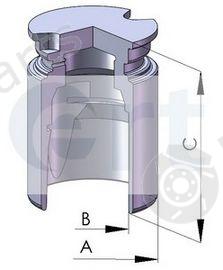  ERT part 150680-C (150680C) Piston, brake caliper