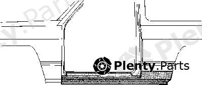 VAN WEZEL part 3360102 Foot Board, door sill