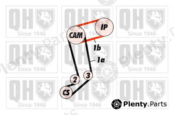  QUINTON HAZELL part QTB382 Timing Belt