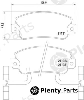  MINTEX part MDB1356 Brake Pad Set, disc brake