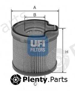  UFI part 2669100 Fuel filter