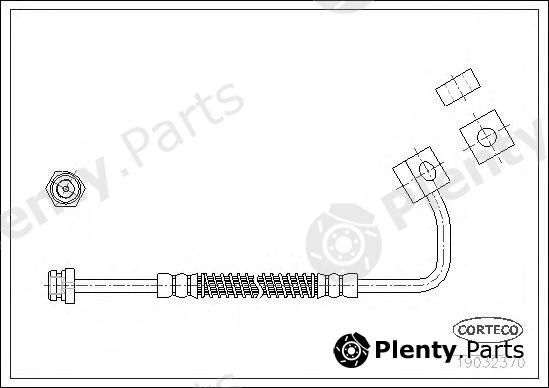  CORTECO part 19032370 Brake Hose
