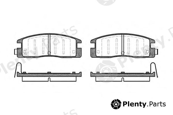  REMSA part 0361.04 (036104) Brake Pad Set, disc brake