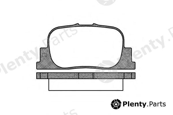  REMSA part 0801.00 (080100) Brake Pad Set, disc brake
