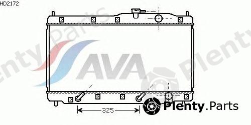  AVA QUALITY COOLING part HD2172 Radiator, engine cooling