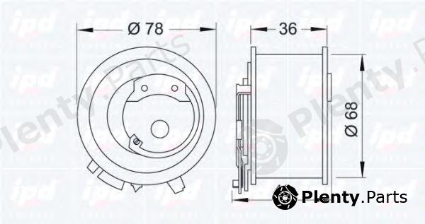  IPD part 14-1001 (141001) Tensioner Pulley, timing belt