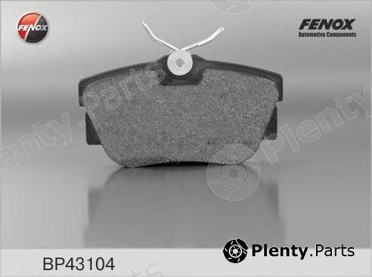  FENOX part BP43104 Brake Pad Set, disc brake