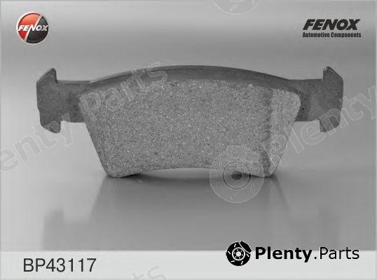  FENOX part BP43117 Brake Pad Set, disc brake