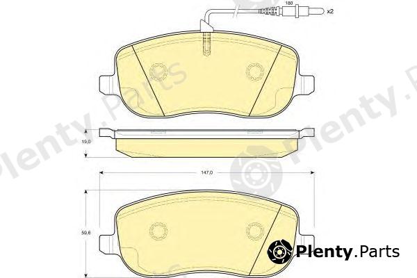  GIRLING part 6115031 Brake Pad Set, disc brake