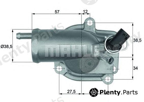  MAHLE ORIGINAL part TH987 Thermostat, coolant