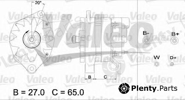  VALEO part 436663 Alternator