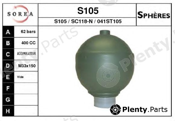  EAI part S105 Suspension Sphere, pneumatic suspension