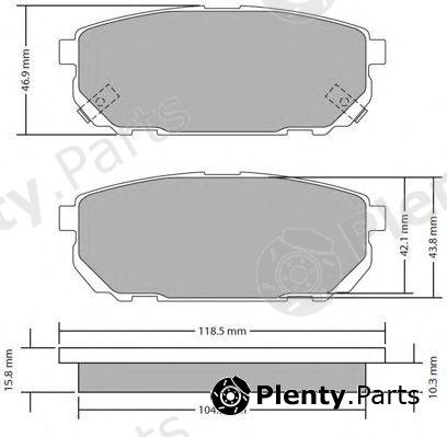  FREMAX part FBP-1701 (FBP1701) Brake Pad Set, disc brake