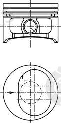  KOLBENSCHMIDT part 94865620 Piston