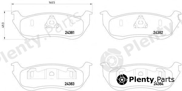  TEXTAR part 2438101 Brake Pad Set, disc brake