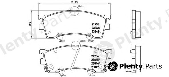  BREMBO part P49023 Brake Pad Set, disc brake