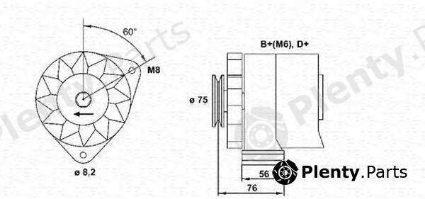  MAGNETI MARELLI part 943356712010 Alternator