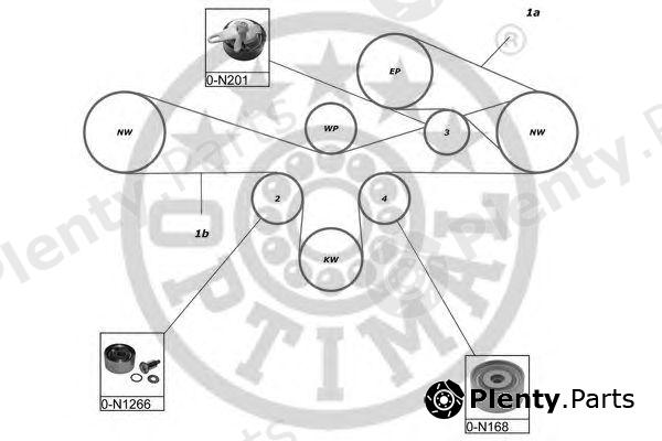  OPTIMAL part SK-1619 (SK1619) Timing Belt Kit