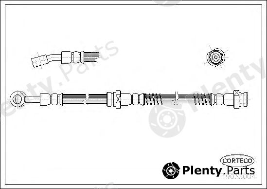  CORTECO part 19033004 Brake Hose