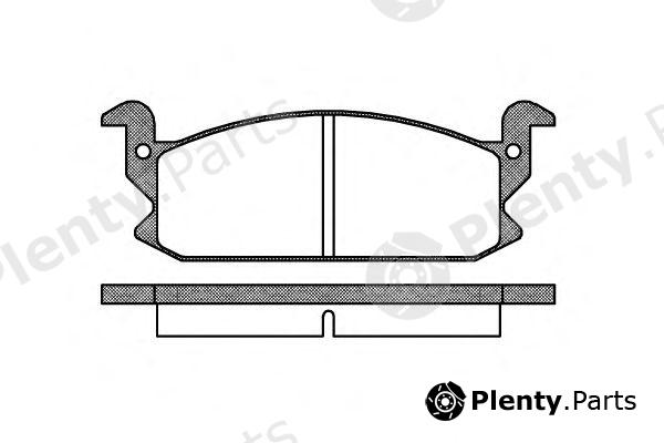  REMSA part 0177.00 (017700) Brake Pad Set, disc brake