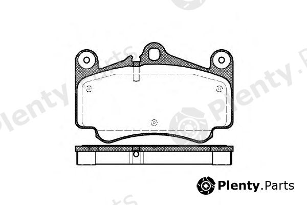  REMSA part 098100 Brake Pad Set, disc brake