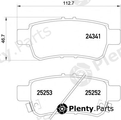  PAGID part T2099 Brake Pad Set, disc brake