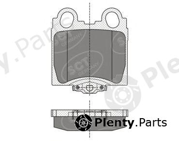  SCT Germany part SP345 Brake Pad Set, disc brake