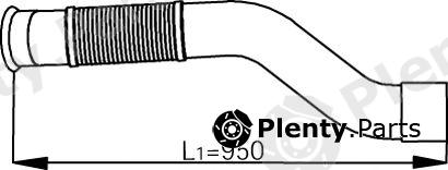  DINEX part 53125 Exhaust Pipe