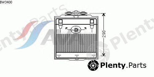  AVA QUALITY COOLING part BW3400 Oil Cooler, engine oil