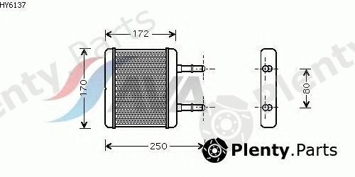  AVA QUALITY COOLING part HY6137 Heat Exchanger, interior heating
