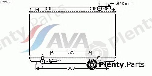  AVA QUALITY COOLING part TO2458 Radiator, engine cooling
