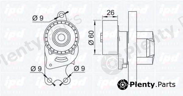 IPD part 15-3077 (153077) Belt Tensioner, v-ribbed belt