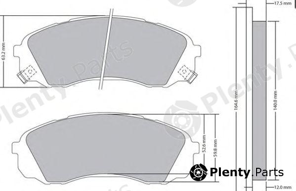  FREMAX part FBP-1711 (FBP1711) Brake Pad Set, disc brake