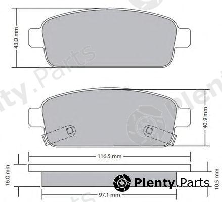  FREMAX part FBP-1725 (FBP1725) Brake Pad Set, disc brake