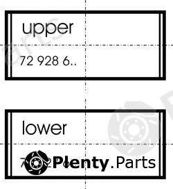  KOLBENSCHMIDT part 77867620 Big End Bearings