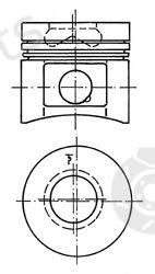  KOLBENSCHMIDT part 40073620 Piston
