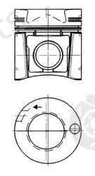  KOLBENSCHMIDT part 93231600 Piston