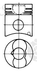  KOLBENSCHMIDT part 93274600 Piston