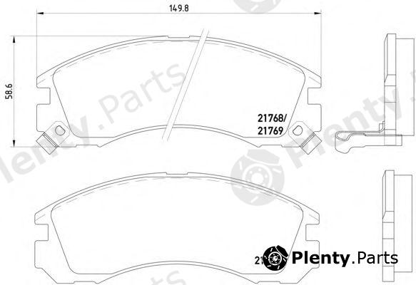  HELLA PAGID part 8DB355016-531 (8DB355016531) Brake Pad Set, disc brake