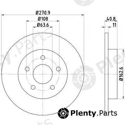  TEXTAR part 92239003 Brake Disc