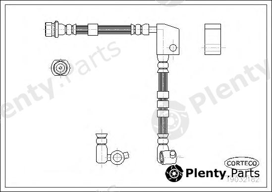  CORTECO part 19032182 Brake Hose