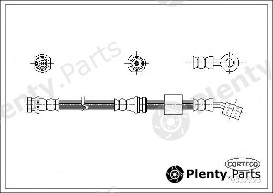  CORTECO part 19032223 Brake Hose